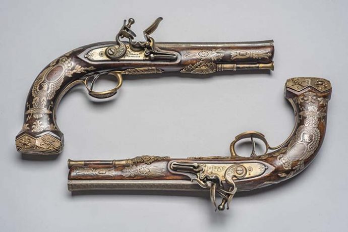 Pistola de Pedernal que pertenecieron a Napoleón I (1804-1814)